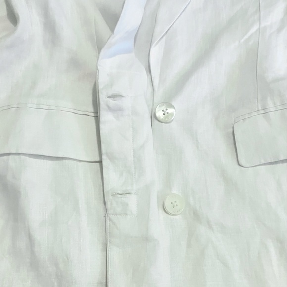 NWOT STAUD Linen Maxwell Blazer in White Sz M. - Picture 14 of 16